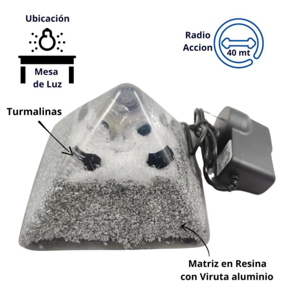 Pirámide Egipcia con Luz Led 220v - Image 2