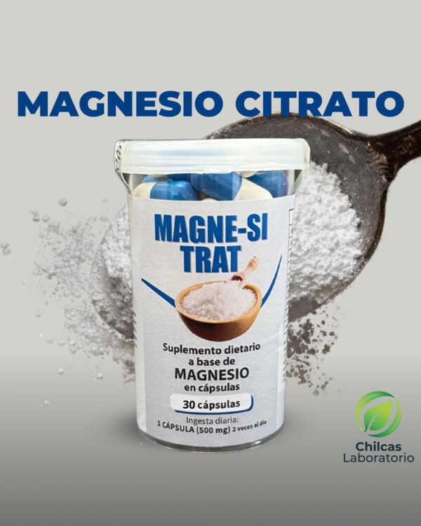 Magne-Si Trat (Citrato de Magnesio, 30 Capsulas.)